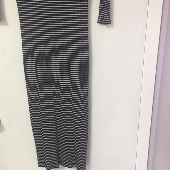Esprit Striped Navy/White Maxi Shirt Dress - Picture 4 of 7